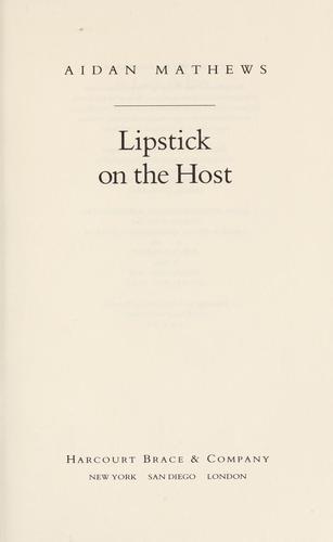 Lipstick on the host