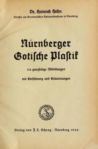 Nürnberger gothische Plastik