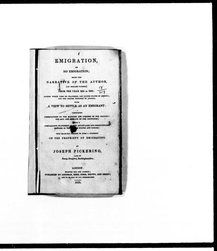 Emigration or no emigration