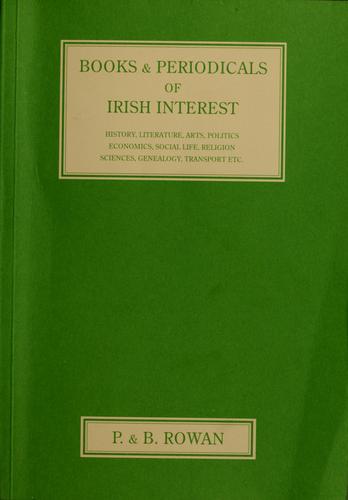 Books & periodicals of Irish interest