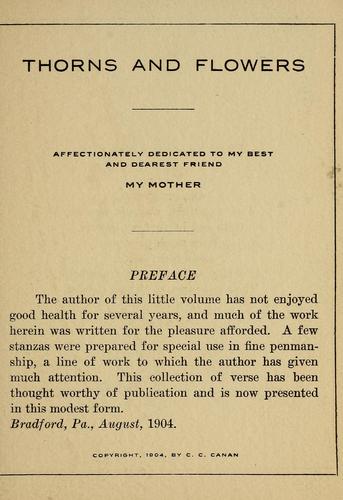 Thorns and flowers ...