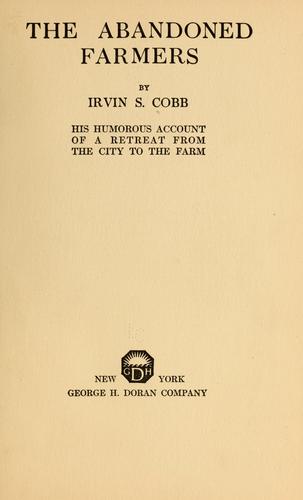 The abandoned farmers