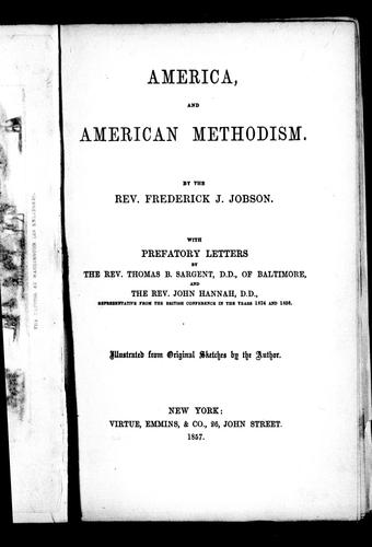 America and American Methodism