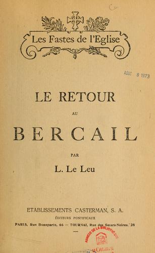 Le Retour au bercail