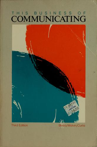 This business of communicating