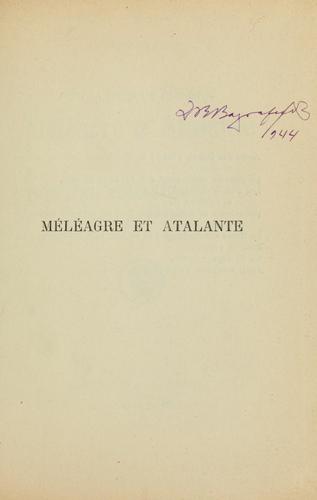 Méléagre et Atalante