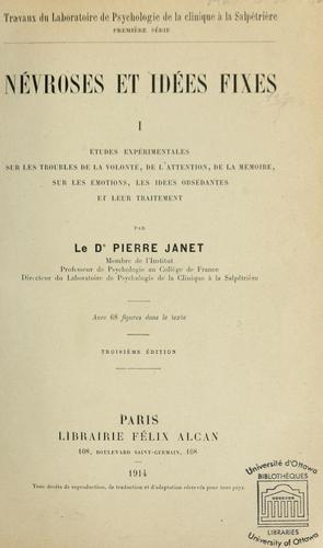 Névroses et idées fixes