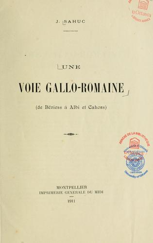 Une voie gallo-romaine