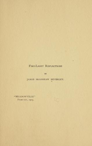 Fire-light reflections