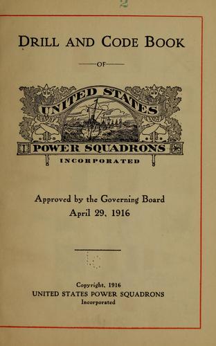 Drill and code book of United States Power Squadrons