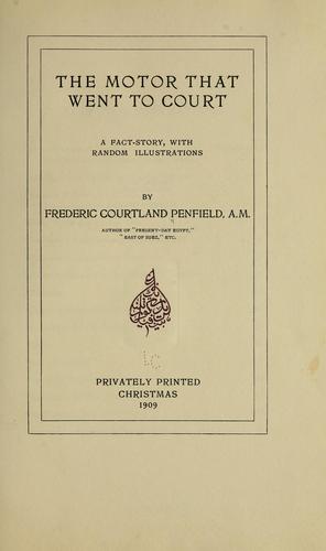 The motor that went to court