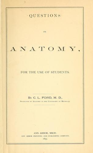 Questions on anatomy