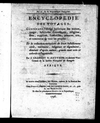 Encyclopédie des voyages
