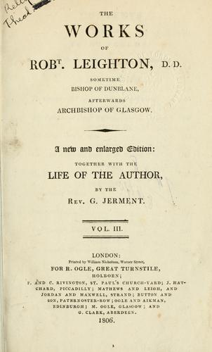 The works of Robert Leighton