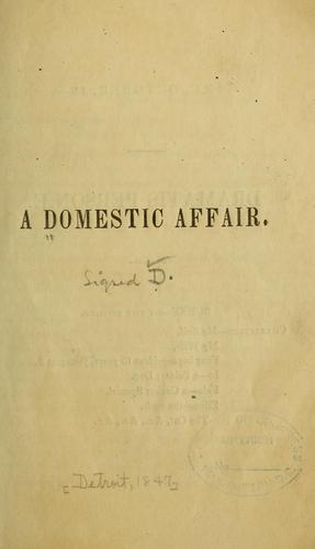 A domestic affair