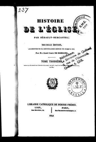 Histoire de l'église