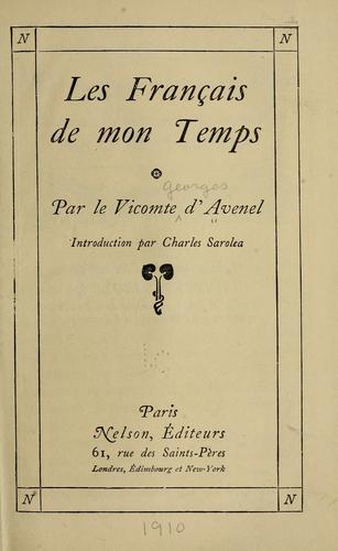 Les Français de mon temps