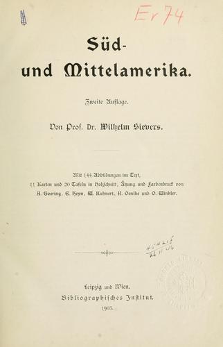 Süd- und Mittelamerika.