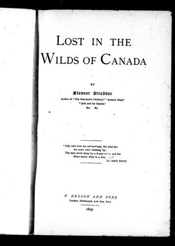 Lost in the wilds of Canada