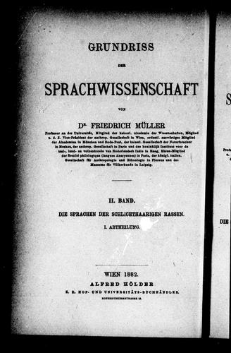 Grundriss der Sprachwissenschaft