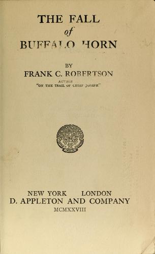 Fall of Buffalo Horn