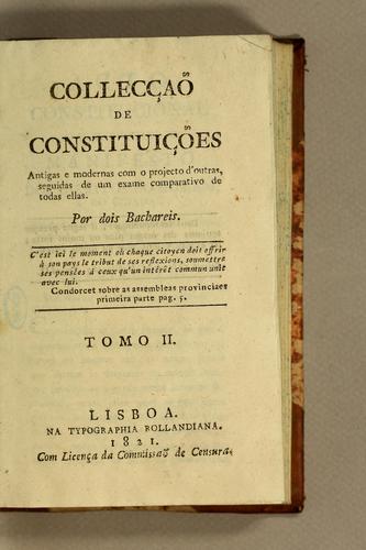 Colleccão de constituicões