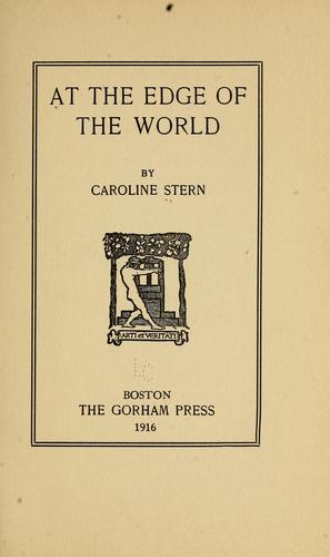 At the edge of the world