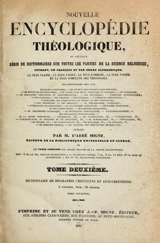 Dictionnaire de littérature Chrétienne