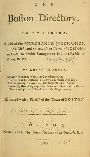 The Boston directory