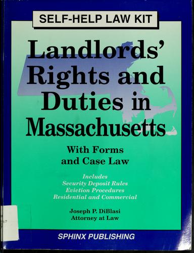 Landlords' rights and duties in Massachusetts