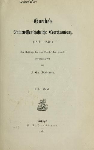 Naturwissenschaftliche Correspondenz