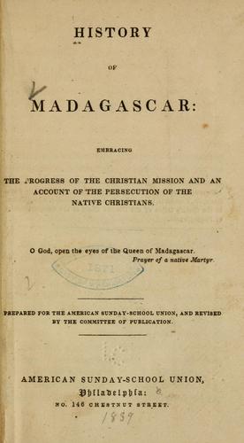 History of Madagascar