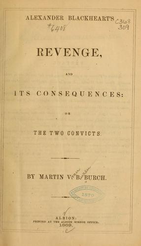 Alexander Blackheart's revenge, and its consequences