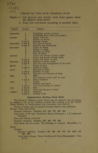 Selections for reading