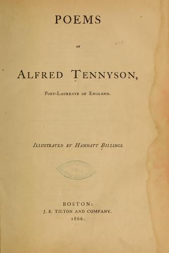 The poems of Alfred Tennyson