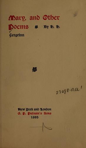 Mary, and other poems