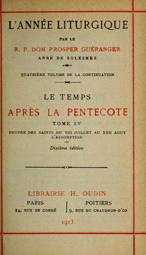 L'Année liturgique