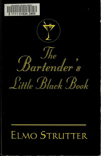 Bartender's little black book