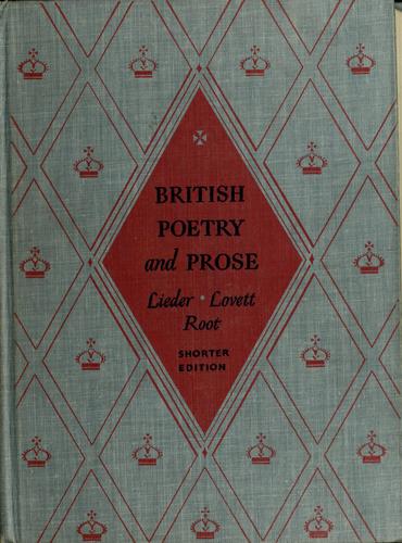 British poetry and prose
