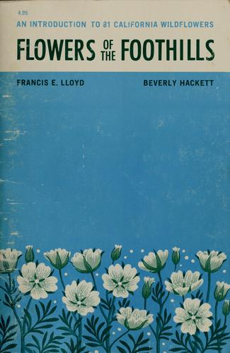 Flowers of the foothills