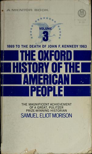 The Oxford history of the American people