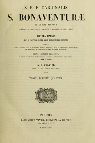S.r.e. cardinalis s. Bonaventurae...