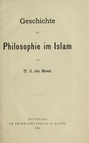 Geschichte der Philosophie im Islam