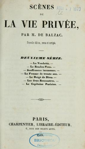 Scènes de la vie privée