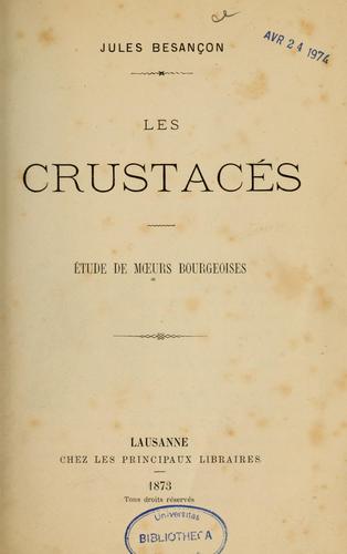 Les crustacés