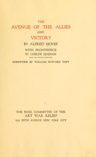 The avenue of the allies and Victory