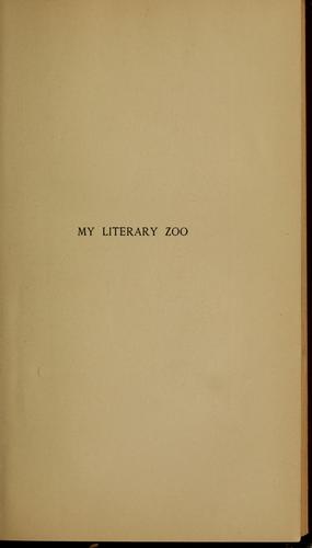 My literary zoo