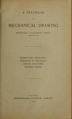 A textbook on mechanical drawing...