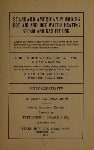 Standard American plumbing