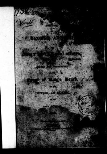 The case of George Arnold, plaintiff, vs. John Boyle and others, defendants